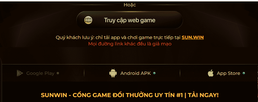 Cổng game sunwin hỗ trợ app đa nhiều hệ điều hành.